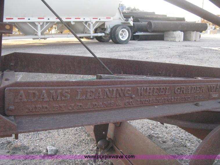 image for item B8378 Adams Leaning wheel grader
