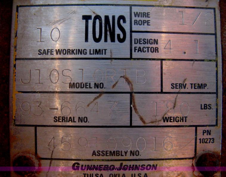 image for item B8395 DRH Johnson crane block hook