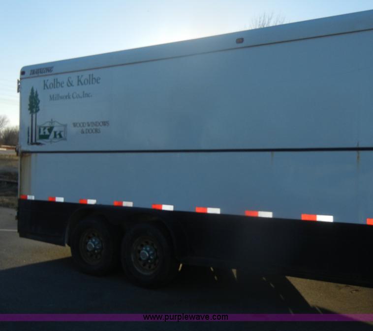 image for item D4544 2001 Travalong gooseneck trailer