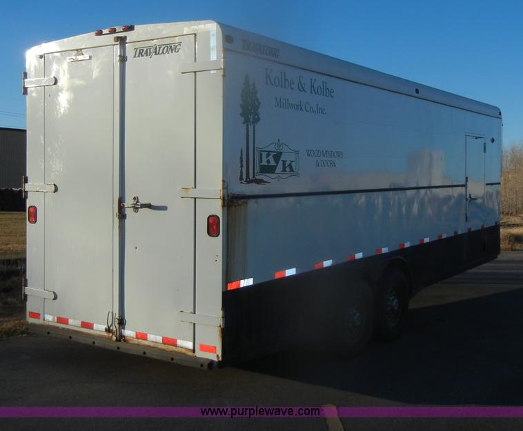 image for item D4544 2001 Travalong gooseneck trailer