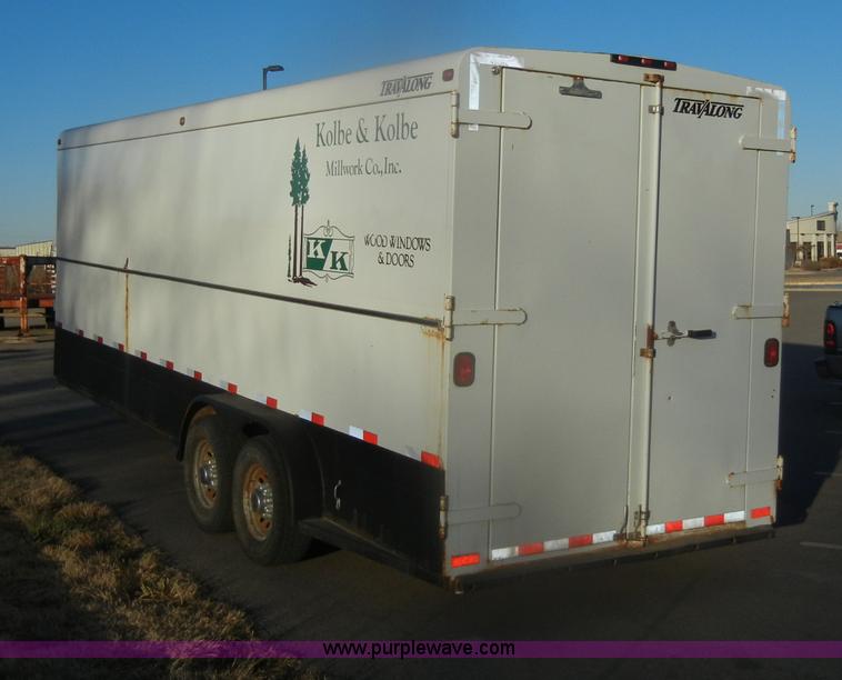 image for item D4544 2001 Travalong gooseneck trailer