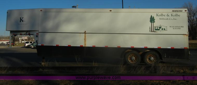 image for item D4544 2001 Travalong gooseneck trailer