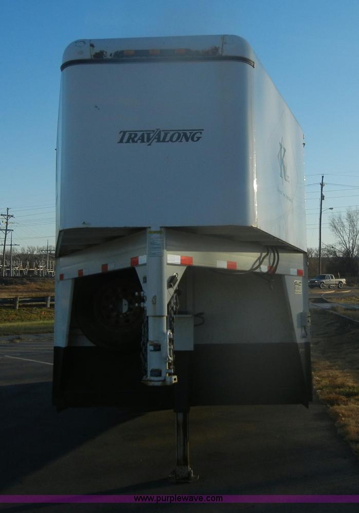 image for item D4544 2001 Travalong gooseneck trailer