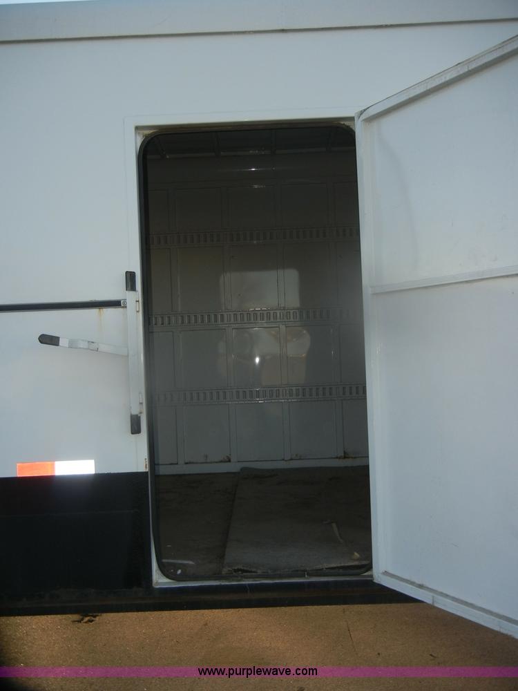 image for item D4544 2001 Travalong gooseneck trailer