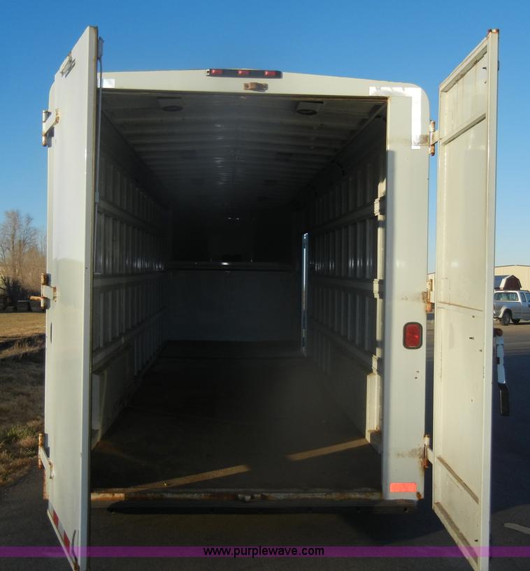 image for item D4544 2001 Travalong gooseneck trailer
