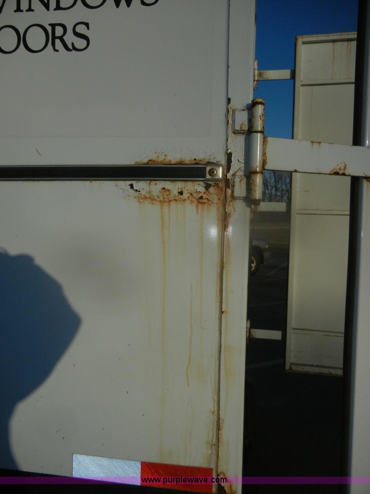 image for item D4544 2001 Travalong gooseneck trailer