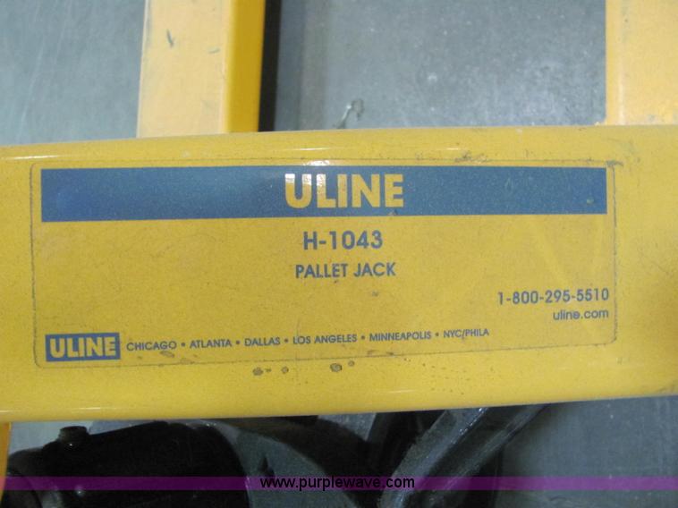 image for item E2692 (3) ULine H-1043 pallet jacks