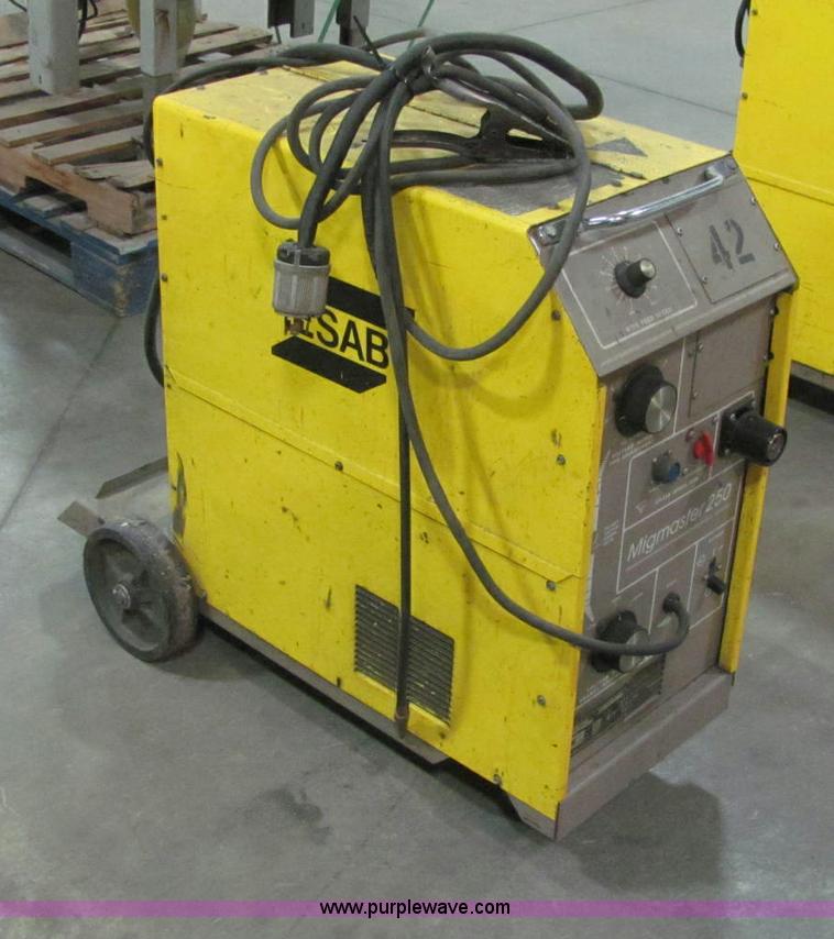 image for item E2728 Esab MigMaster 250 welder