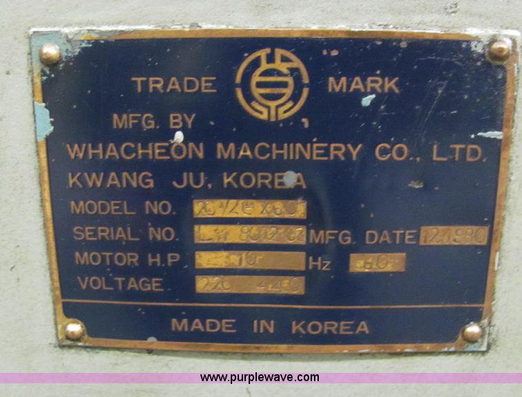 image for item E2768 1980 Webb lathe