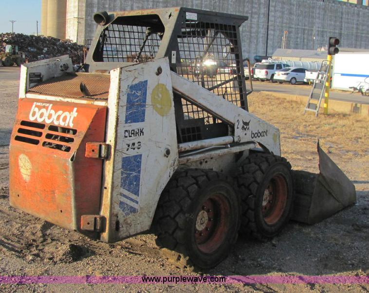 image for item E2781 Bobcat Clark 743 skid steer