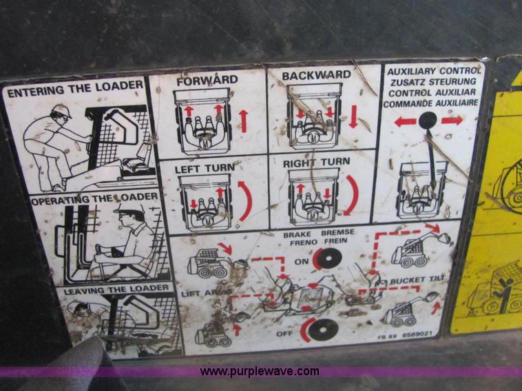 image for item E2782 Bobcat Clark 743 skid steer