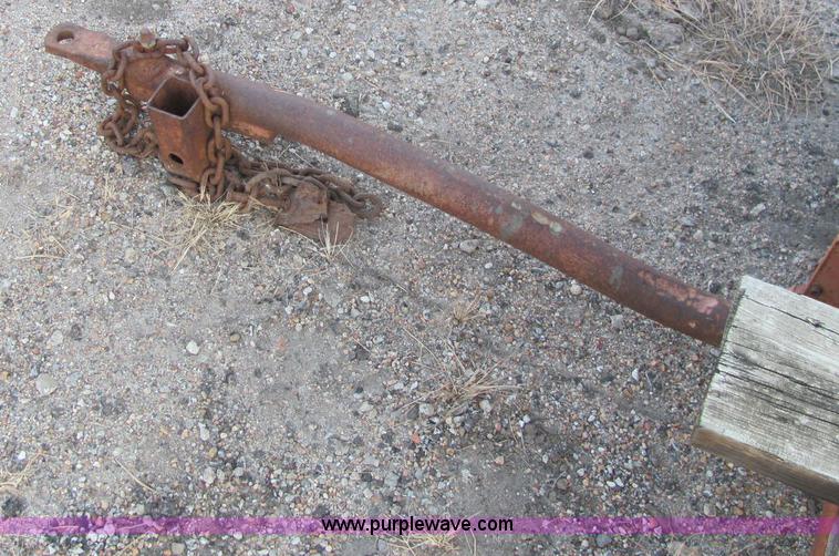 image for item E2784 Shop built tilt deck trailer