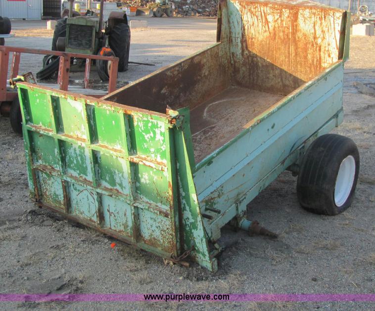 image for item E2785 Shop built dump wagon