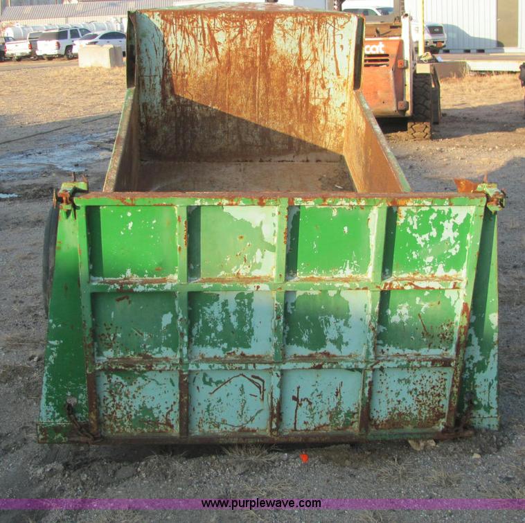 image for item E2785 Shop built dump wagon