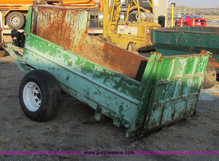 image for item E2785 Shop built dump wagon