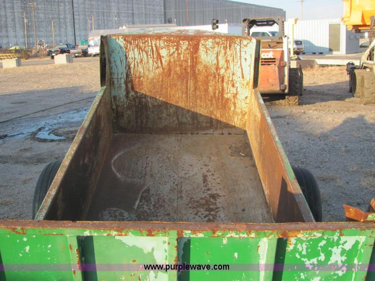 image for item E2785 Shop built dump wagon