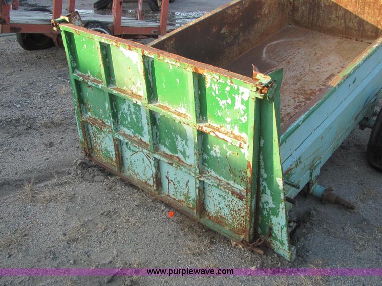 image for item E2785 Shop built dump wagon