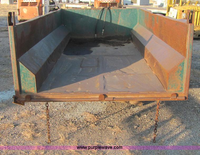 image for item E2786 Shop built dump wagon