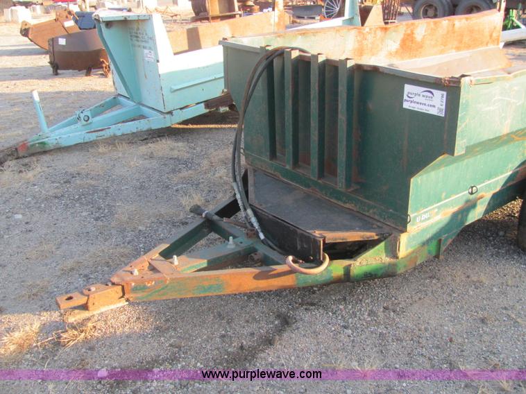 image for item E2786 Shop built dump wagon