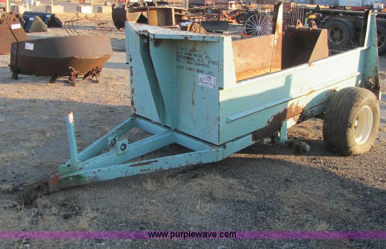 image for item E2787 Shop built dump wagon