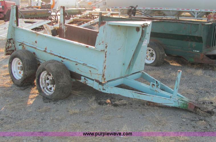image for item E2787 Shop built dump wagon