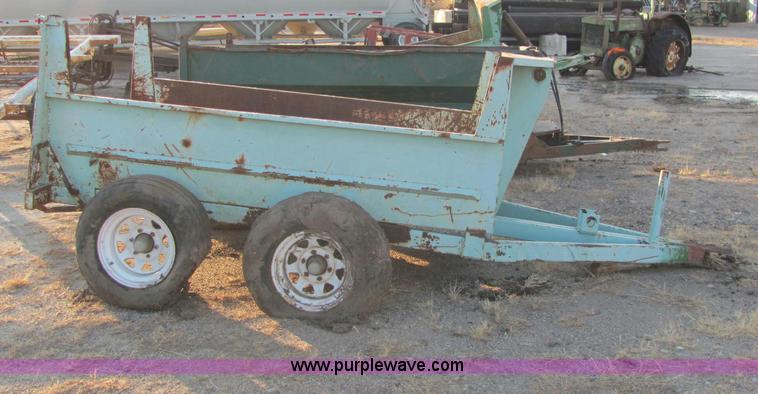 image for item E2787 Shop built dump wagon