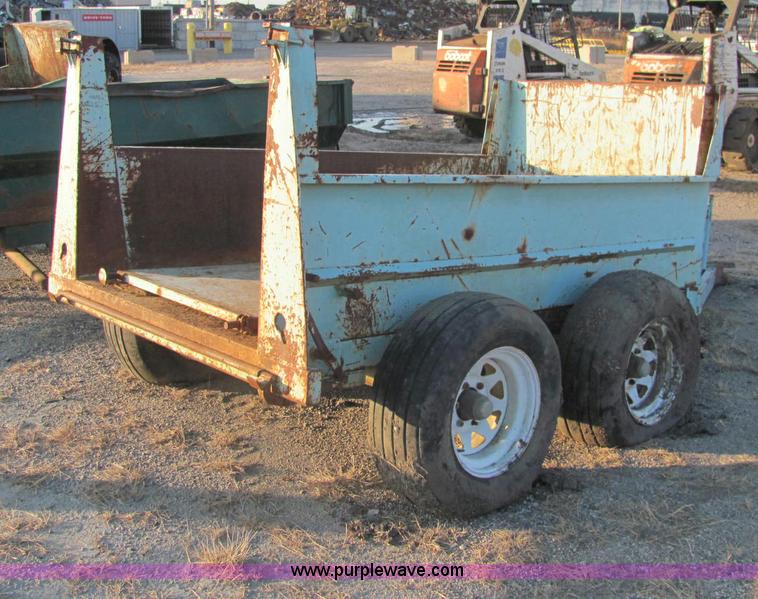 image for item E2787 Shop built dump wagon