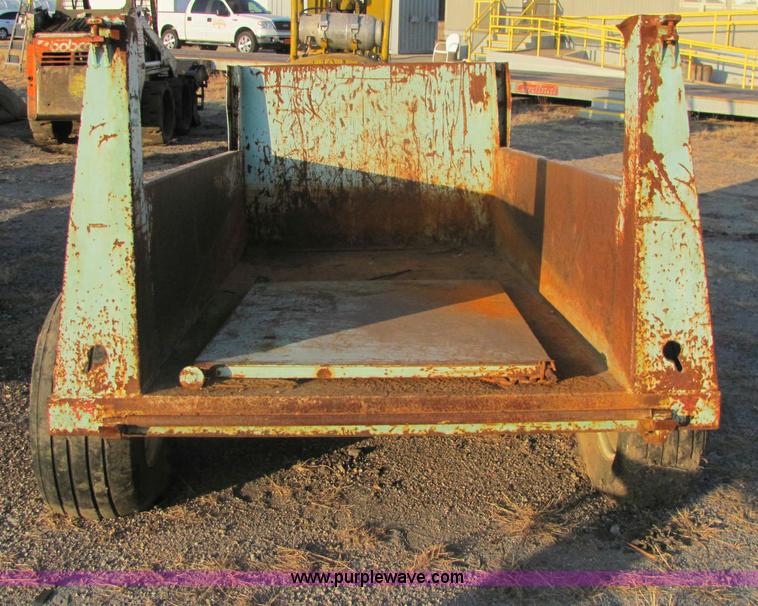 image for item E2787 Shop built dump wagon