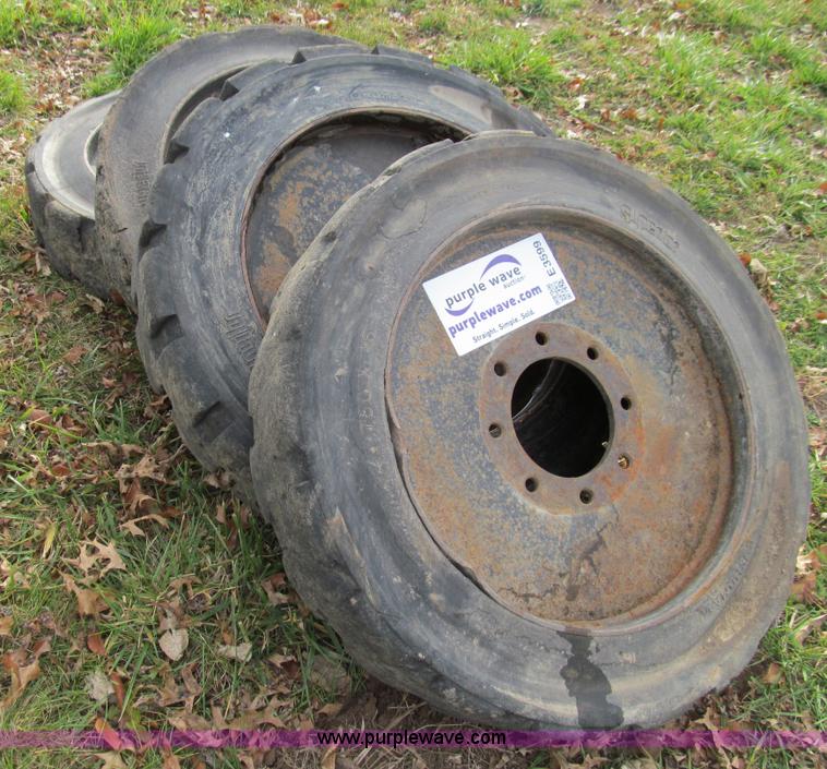 image for item E3599 (4) Demolition tires and wheels