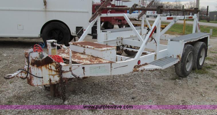 image for item E3600 1995 Keifer Built reel trailer