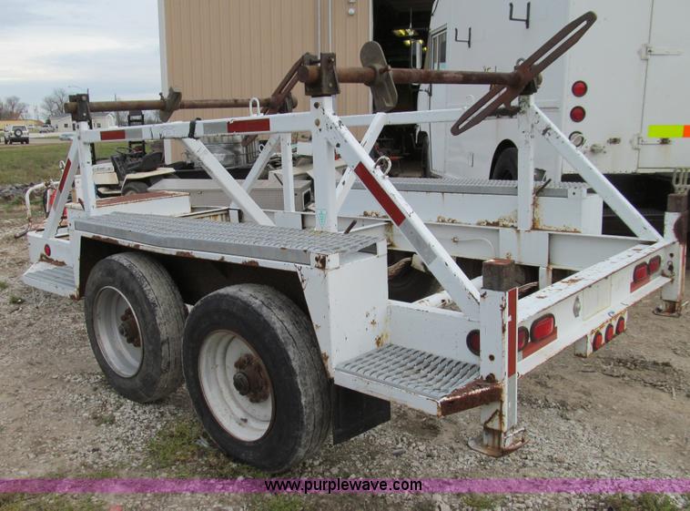 image for item E3600 1995 Keifer Built reel trailer