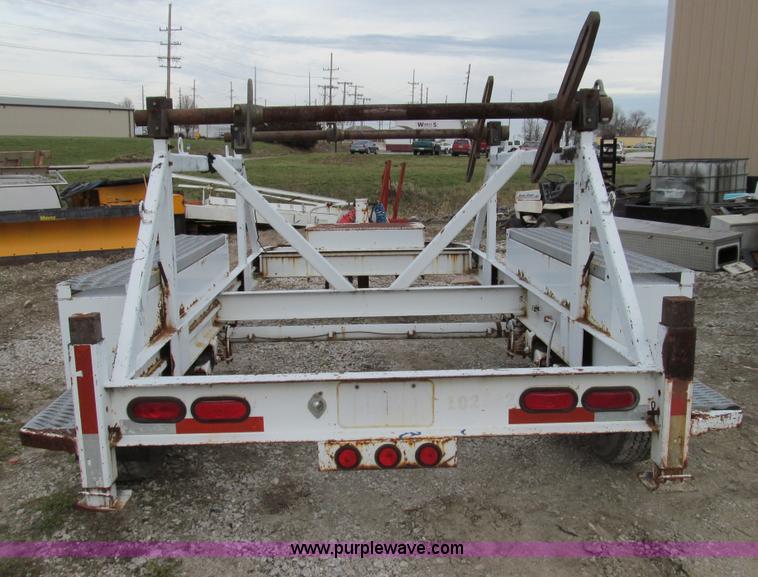 image for item E3600 1995 Keifer Built reel trailer