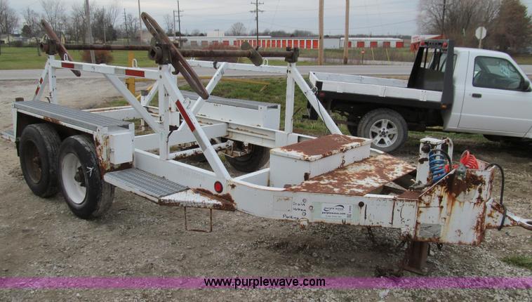 image for item E3600 1995 Keifer Built reel trailer