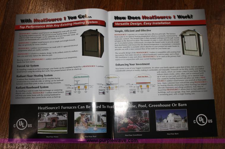 image for item E8235 Heat Source 1 1000 stainless steel outdoor wood burning furnace