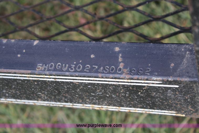 image for item F2898 2004 Target 25' flatbed trailer