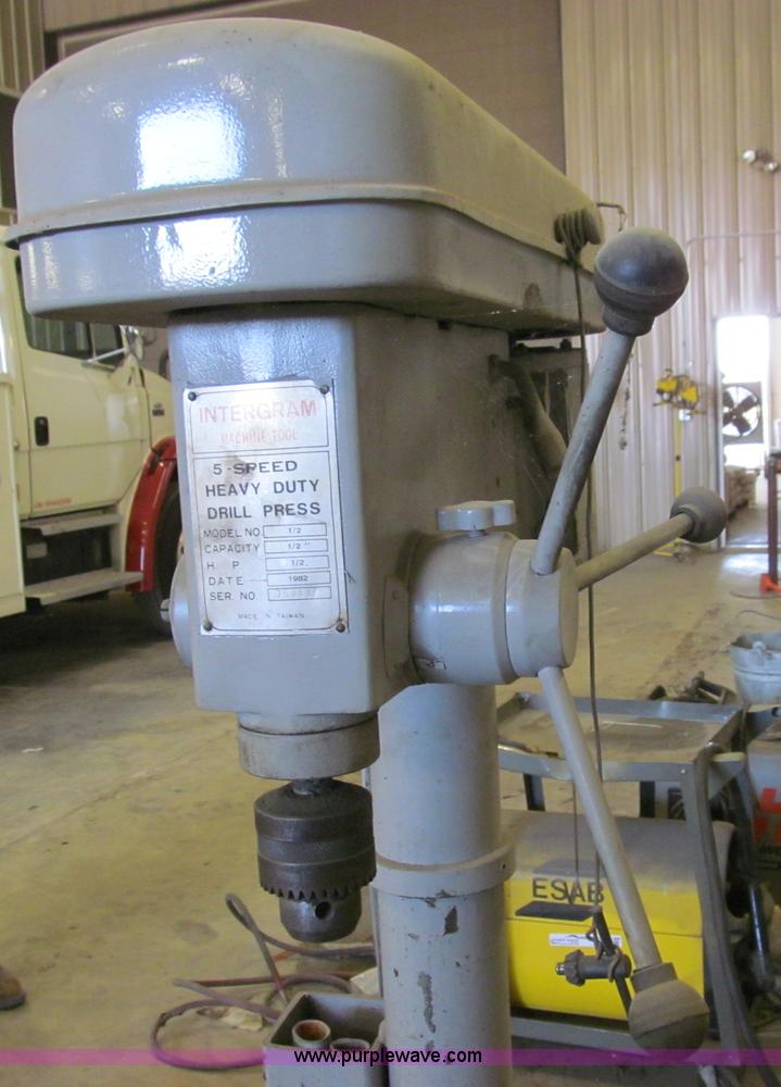 Intergram drill press in Fulton, MO Item O9113 sold Purple Wave