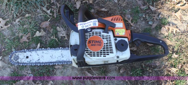 image for item O9835 Stihl MS170 chain saw