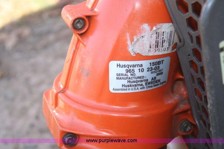 image for item O9839 Husky 150BT backpack blower