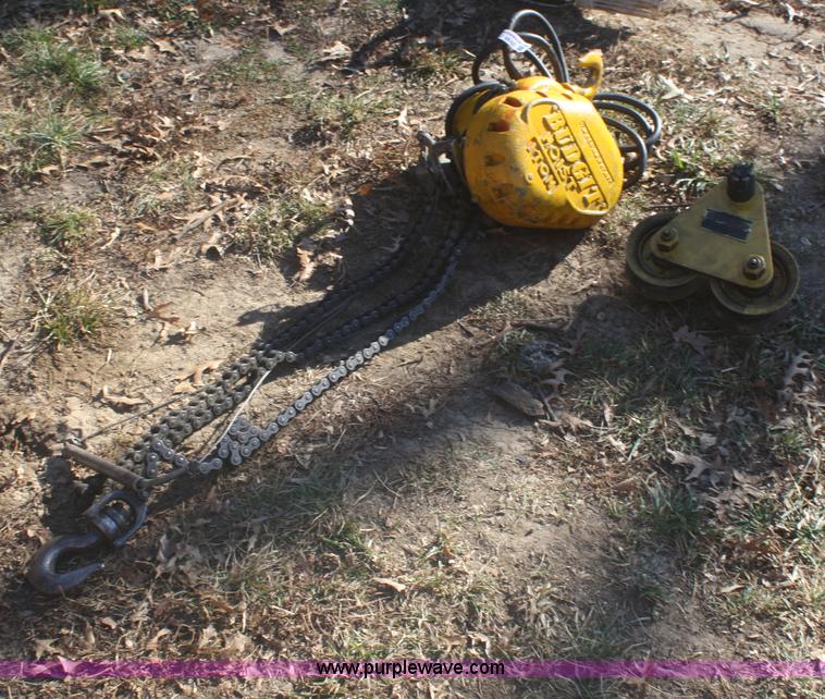 image for item O9840 Budged one ton electric hoist