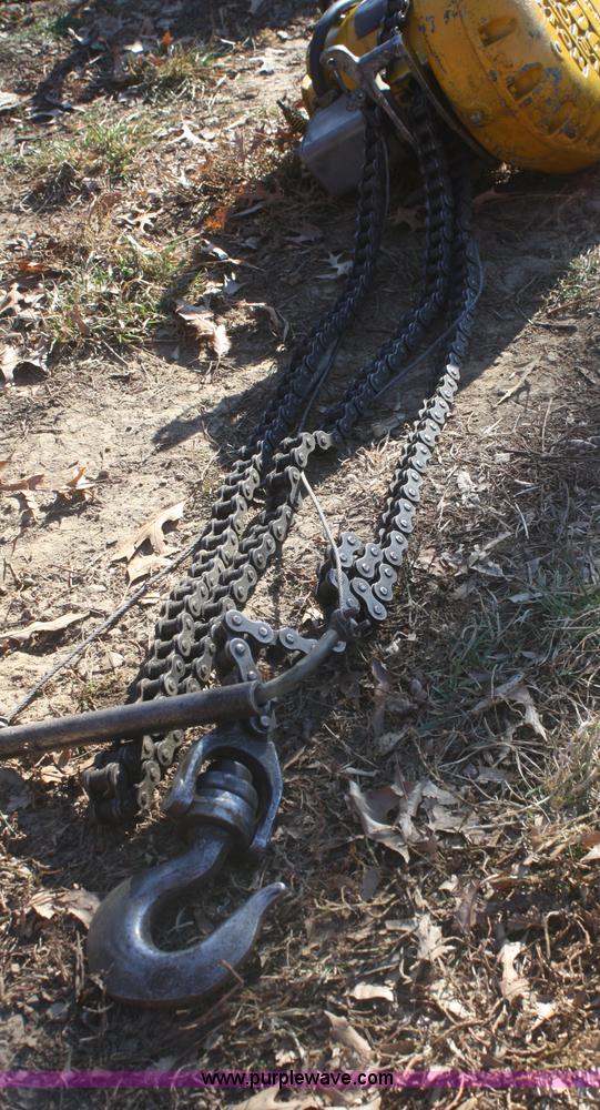 image for item O9840 Budged one ton electric hoist