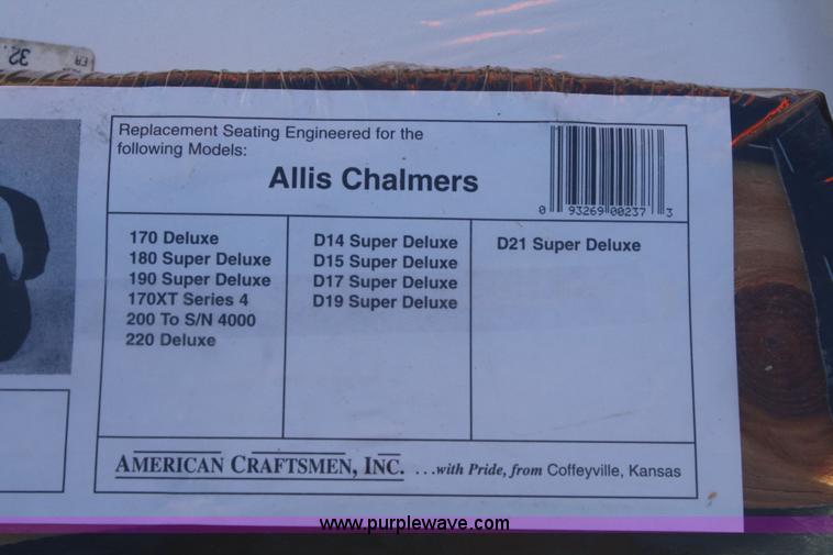 image for item O9852 Allis Chalmers replacement seat