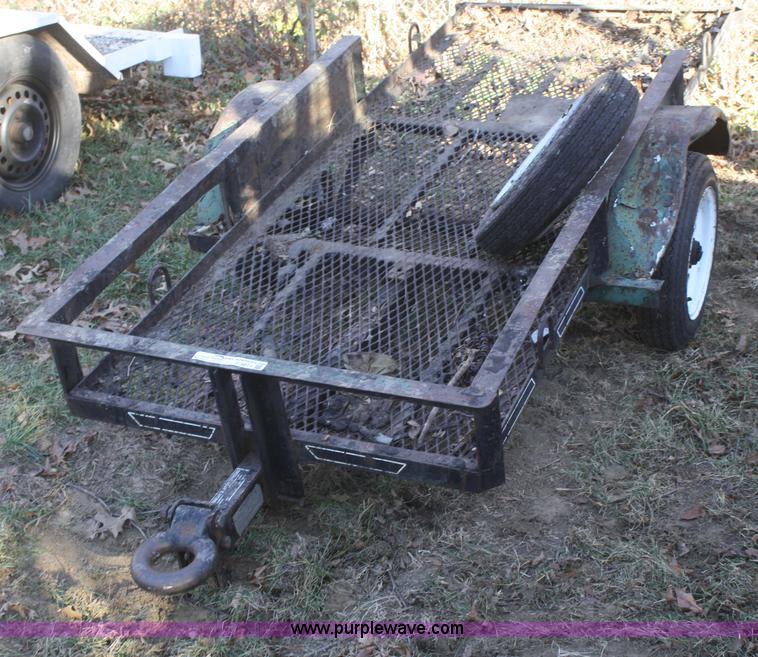 image for item O9873 Single axle tilt deck trailer