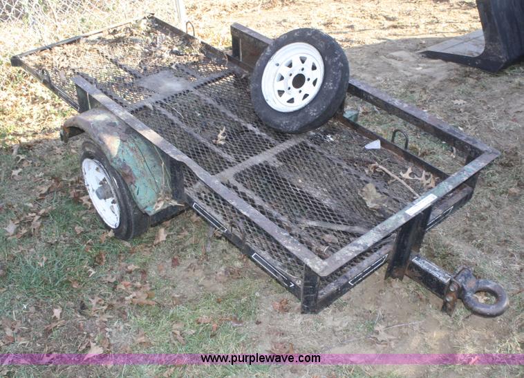 image for item O9873 Single axle tilt deck trailer