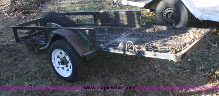 image for item O9873 Single axle tilt deck trailer