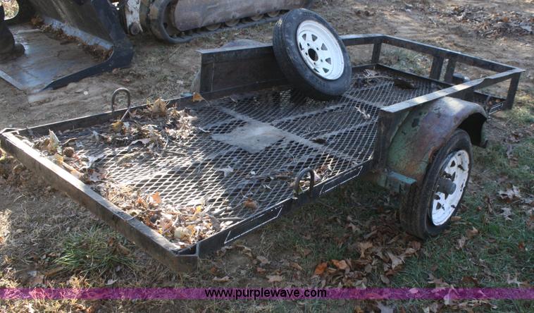 image for item O9873 Single axle tilt deck trailer