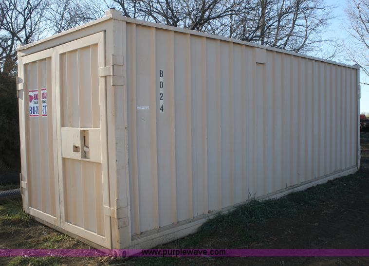image for item O9881 22' steel storage container