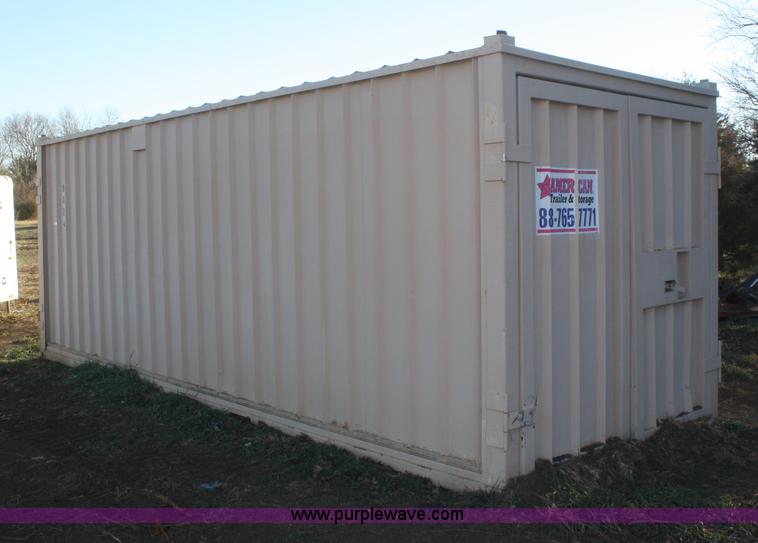image for item O9881 22' steel storage container