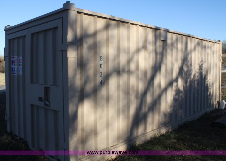 image for item O9881 22' steel storage container