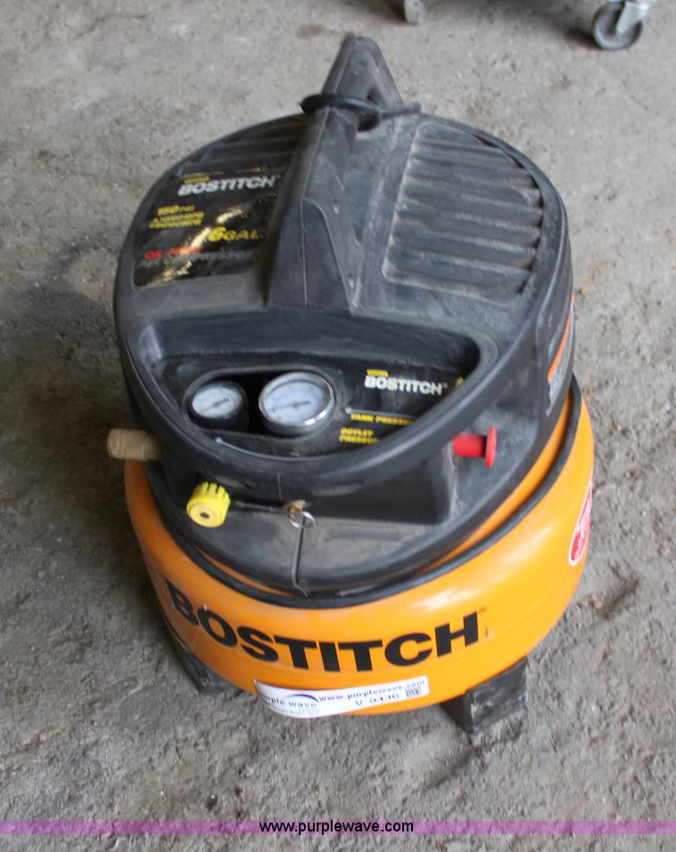 image for item V9436 Bostitch six gallon air compressor