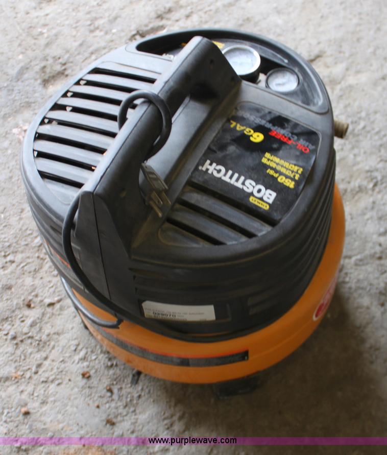 image for item V9436 Bostitch six gallon air compressor
